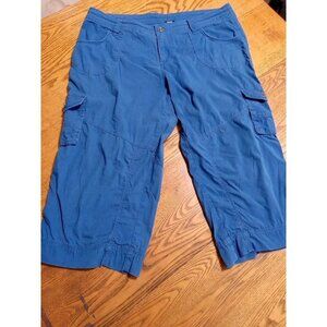 KUHL SHORTS Mens 14 BLUE  Cargo ?  Preowned  Summer Spring Vacation Casual Used